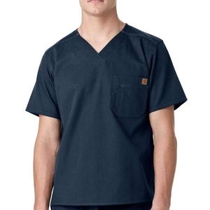 Carhartt Ripstop Scrub Utility Top Navy Large